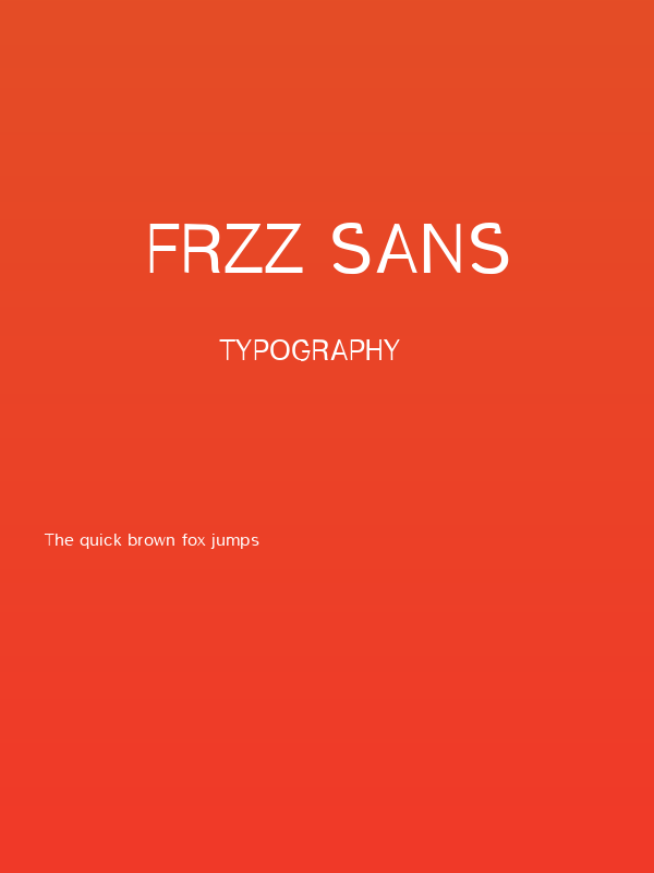 Frzz Sans Poster