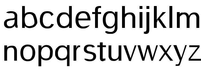 Frzz Sans Font LOWERCASE