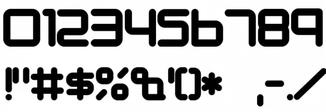 fRiNgE Font OTHER CHARS