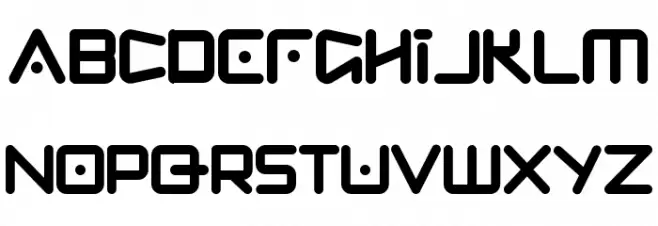 fRiNgE 字体 大写