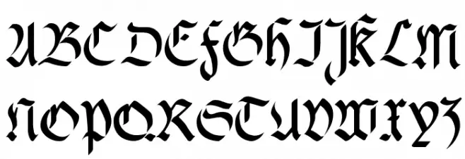 fracta Condensed Bold Fonte MAIÚSCULAS