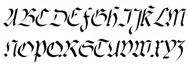 fracta Italic Fuentes MAYÚSCULAS