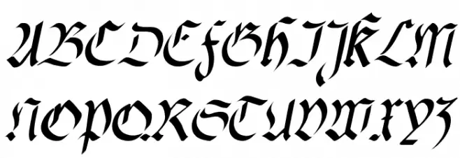 fracta SemiBold Italic Шрифта ВЕРХНИЙ