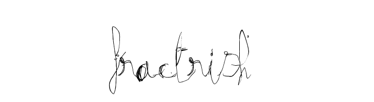 fractrish  フリーフォントのダウンロード