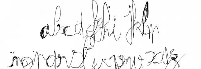 fractrish 字体 小写