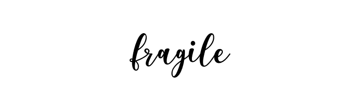 fragile  Fuentes Gratis Descargar