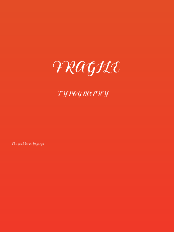fragile Poster