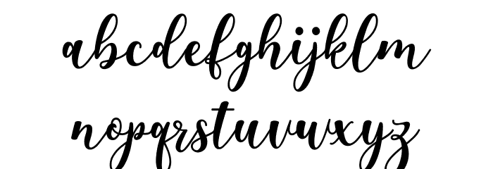 fragile Font LOWERCASE