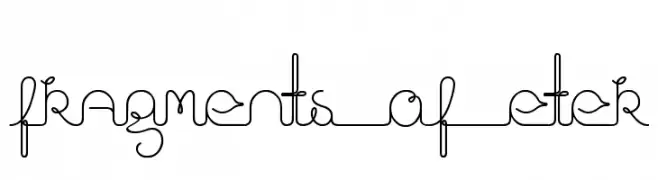 fragments_of_eter  Frei Schriftart Herunterladen
