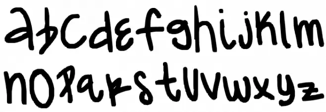 franciie फ़ॉन्ट लोअरकेस