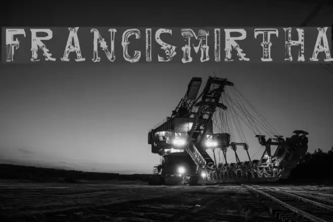 francis_mirtha Font examples