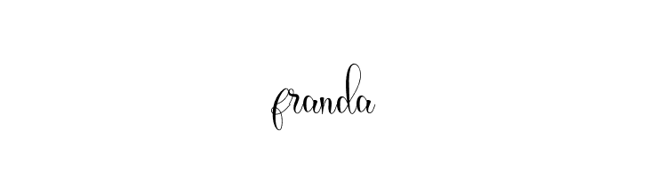 franda  नि: शुल्क फ़ॉन्ट्स डाउनलोड