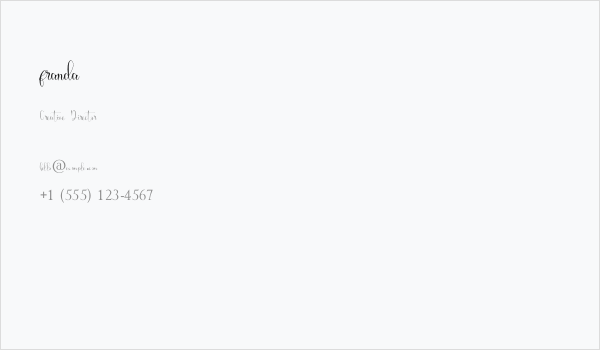 franda Business Card