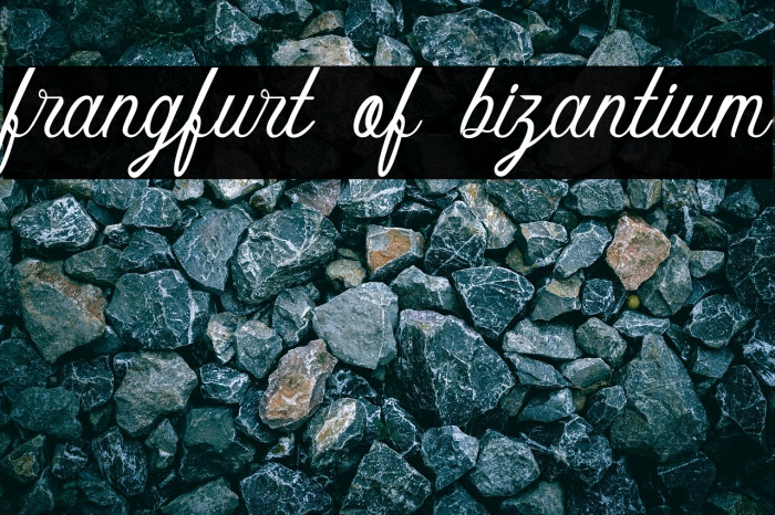 frangfurt of bizantium Example 2