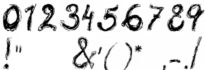 frank-handwriting_free-version Font OTHER CHARS