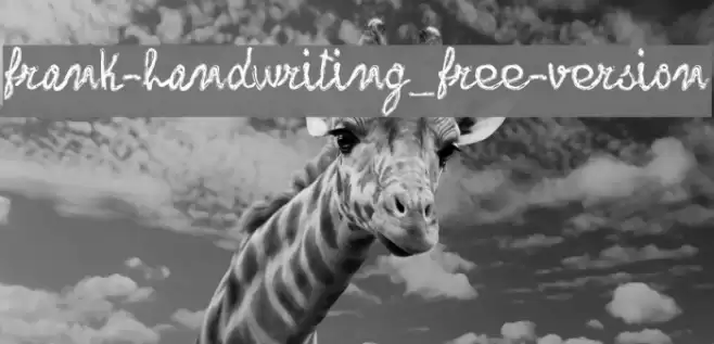 frank-handwriting_free-version Font examples