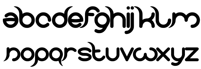 frankenstein monster Font LOWERCASE