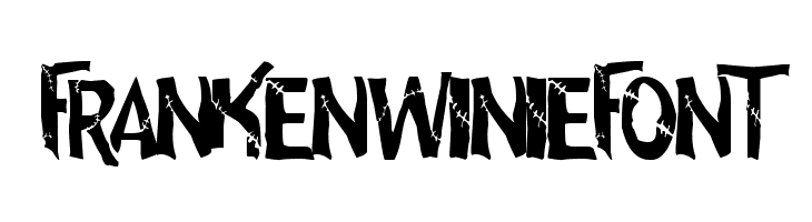 frankenwiniefont  免费字体下载