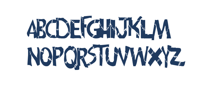 frankenwiniefont Lowercase