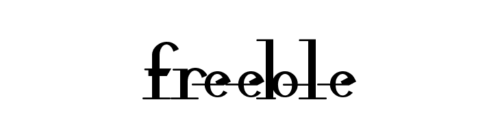 freeble  नि: शुल्क फ़ॉन्ट्स डाउनलोड