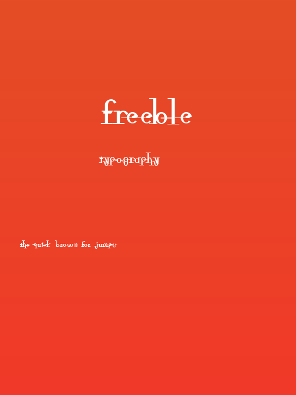 freeble Poster