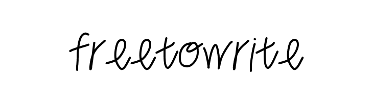 freetowrite  Free Fonts Download