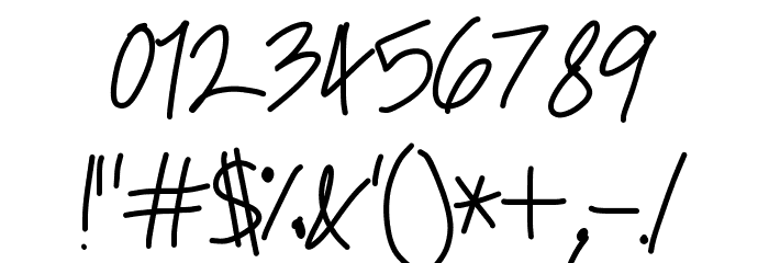 freetowrite Font OTHER CHARS