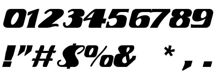 fretine Font OTHER CHARS