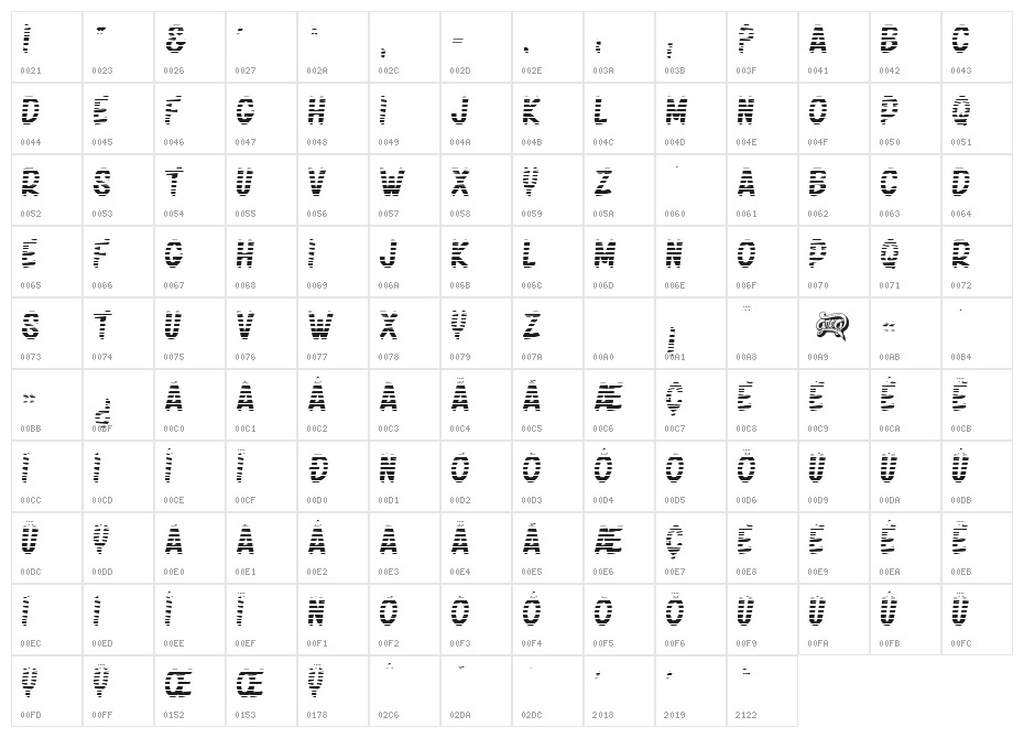friday night 2 Character Map