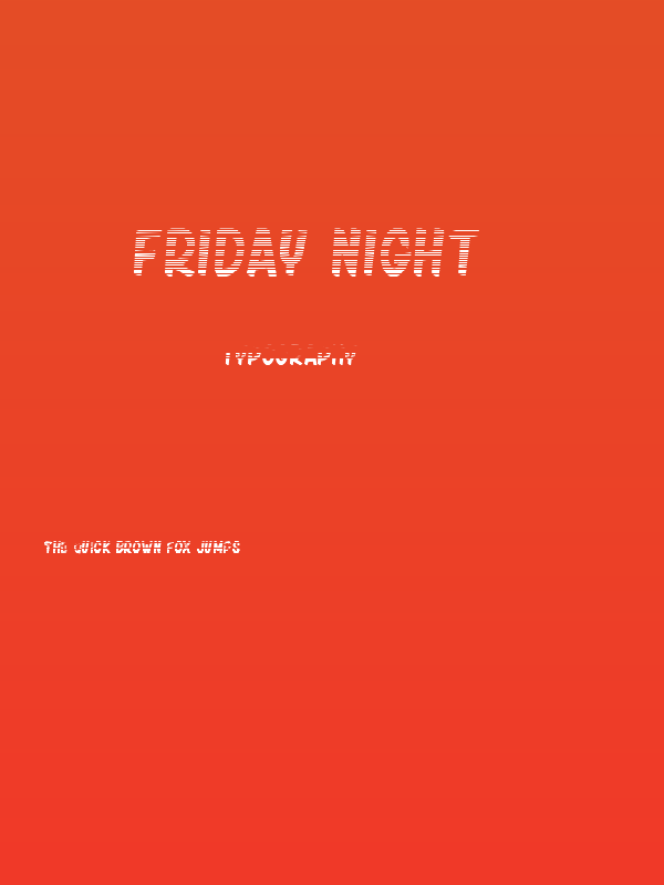 friday night 2 Poster