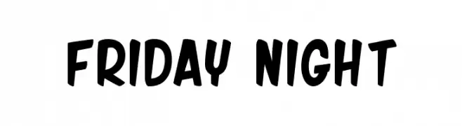 friday night  baixar fontes gratis