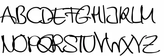 friends-DEMO Шрифта ВЕРХНИЙ