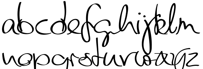 friends-DEMO Font LOWERCASE