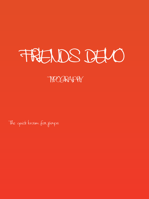 friends DEMO Poster