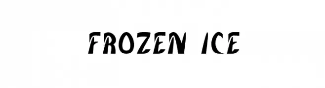 frozen ice  नि: शुल्क फ़ॉन्ट्स डाउनलोड