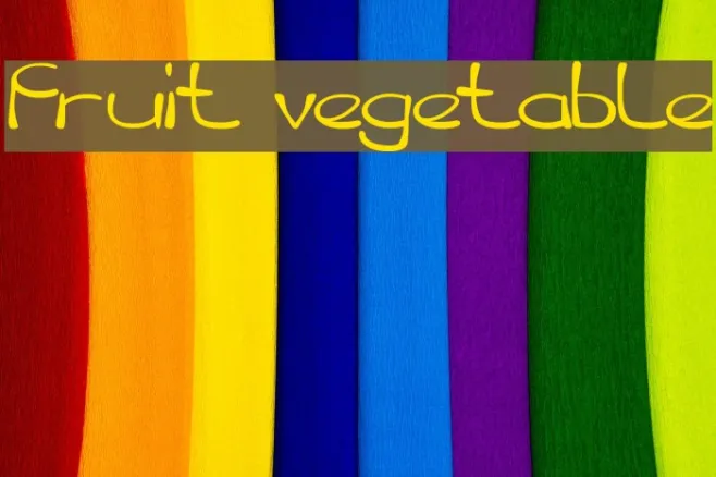fruit vegetable Example 3