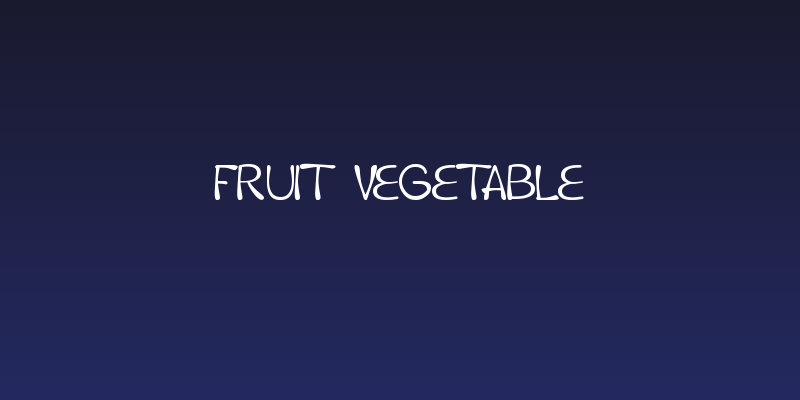 fruit vegetable Social Header