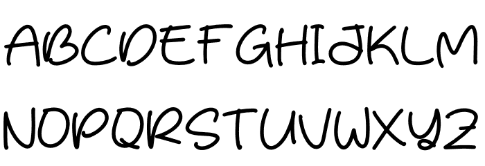 fruits mango Font UPPERCASE