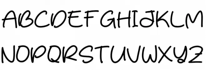 fruits mango Font UPPERCASE