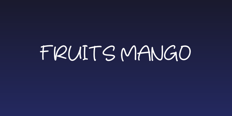 fruits mango Social Header
