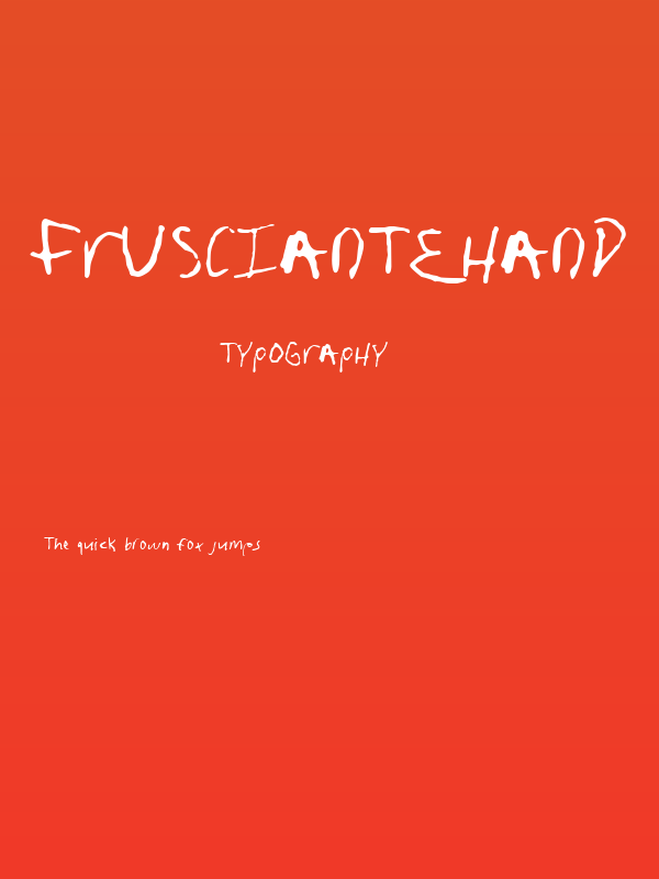 fruscianteHand Poster