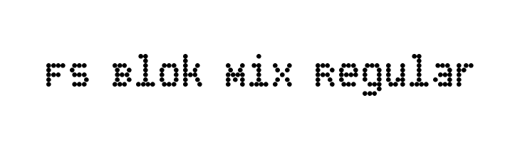 FS Blok Mix Regular  Fuentes Gratis Descargar