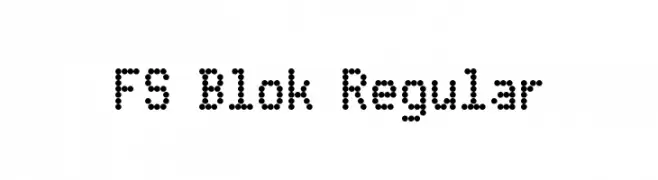 FS Blok Regular  नि: शुल्क फ़ॉन्ट्स डाउनलोड