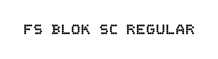 FS Blok SC Regular  baixar fontes gratis