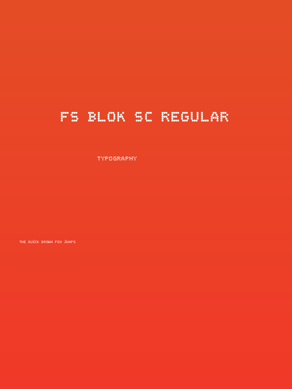 FS Blok SC Regular Poster