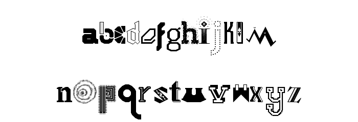 FS Collaboration 1 Regular Font LOWERCASE