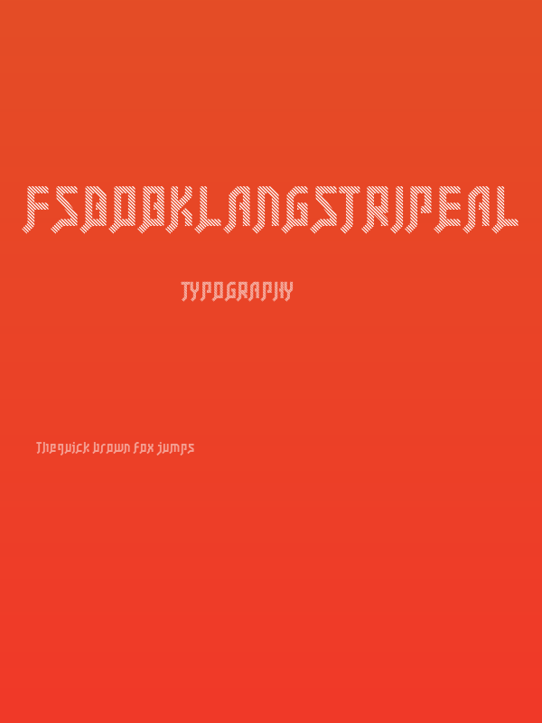FSB08KlangstripeAl Poster