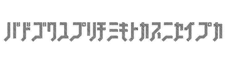 FSB08KlangstripeKt  免费字体下载