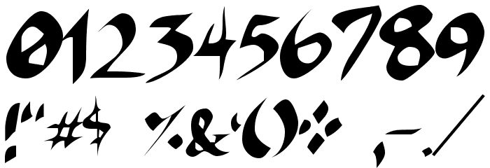 FSO incompetent apprentice Font OTHER CHARS