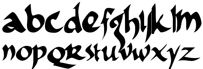 FSO incompetent apprentice Font LOWERCASE